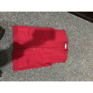 Calvin Klein Vintage Red Sweater Vest